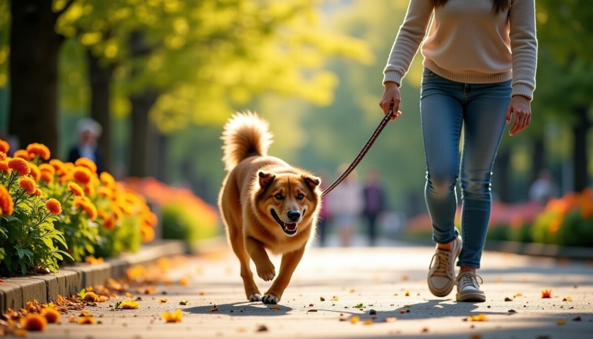 Mon chien tire sur sa laisse : quelles solutions efficaces adopter ?